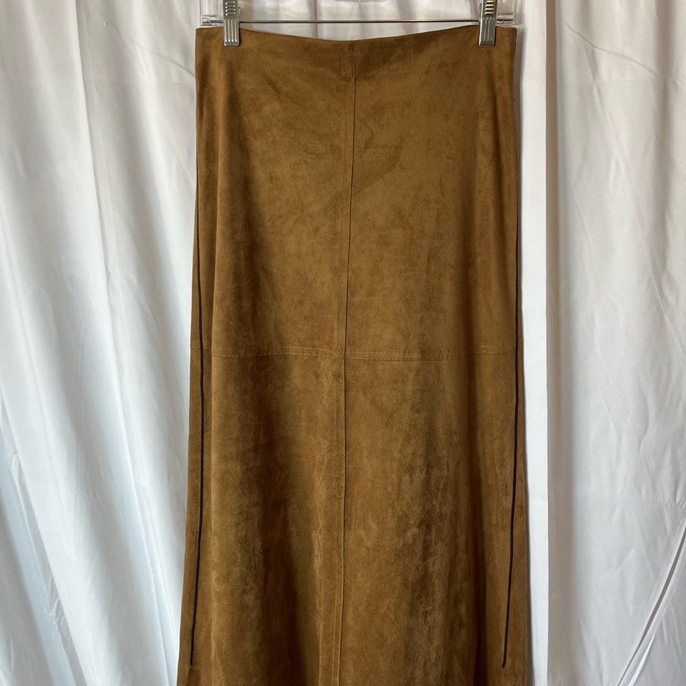 Max Studio Brown “Suede” Midi Skirt *Size XS*